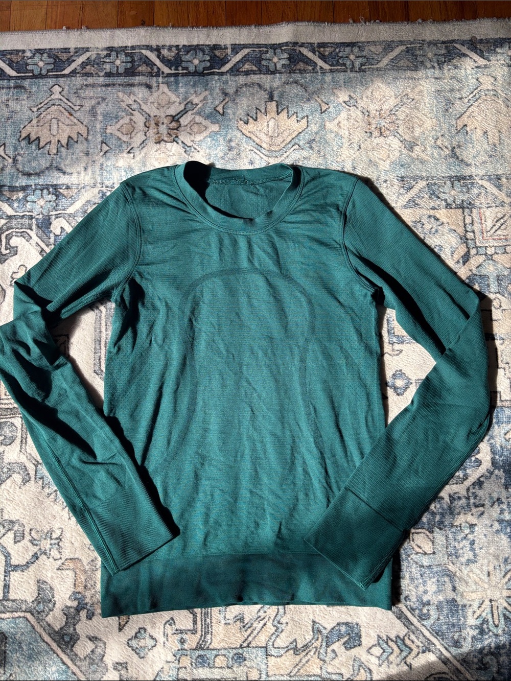 Lululemon athletica Forest Green Long-Sleeve Shirt
